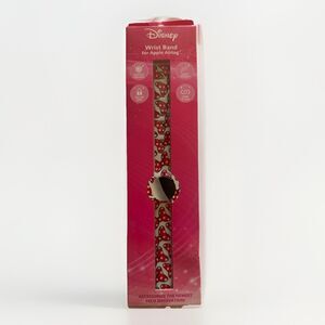 Disney Minnie Mouse Bow Apple AirTag Watch Wrist Band Size 9.6’’ New